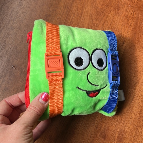 $5 bundle item. Buster square buckle fine motor skills toy stuffed animal - Picture 3 of 4